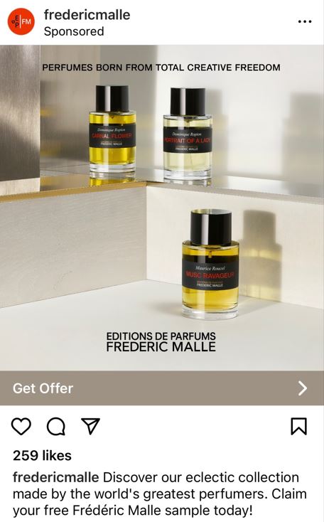 free frederic malle perfume sample