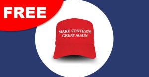 free make contests great again hat