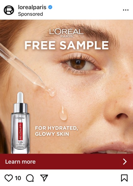 free loreal revitalift serum sample offer