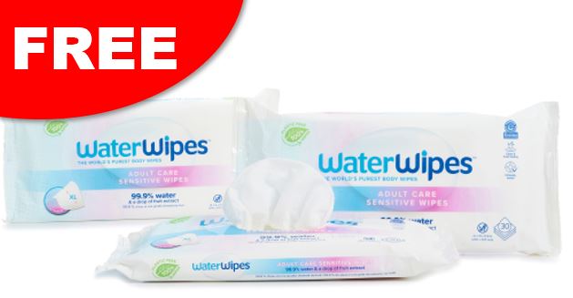 free water wipes adult care