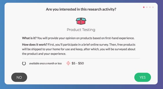 free product testing survey junkie