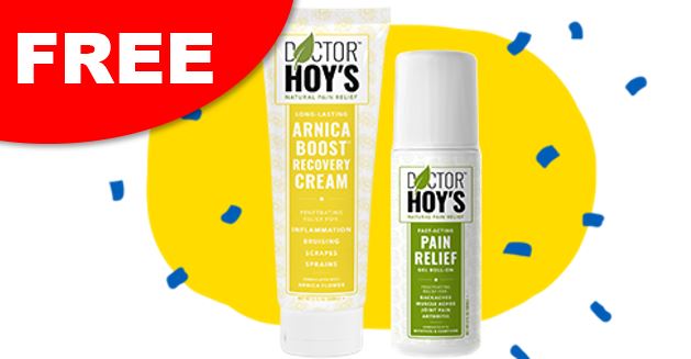 free brooks doctor hoys pain relief products