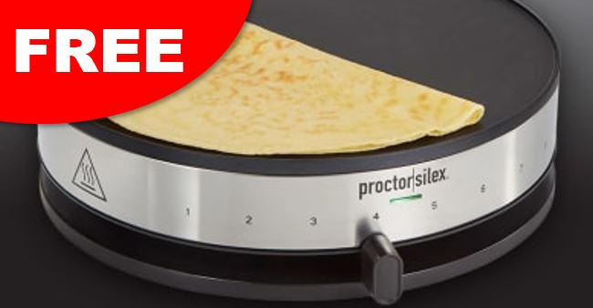 Free Proctor Silex Crepe Maker