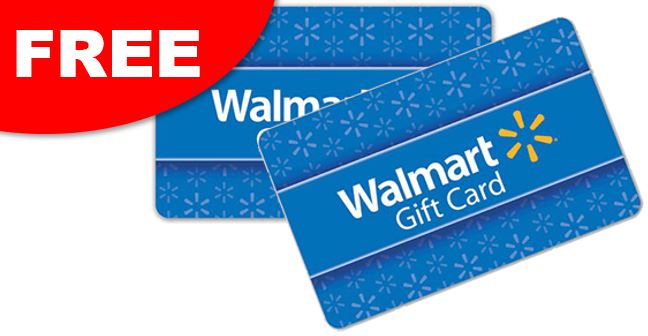 free walmart gift cards