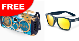 free modelo sunglasses pool floats