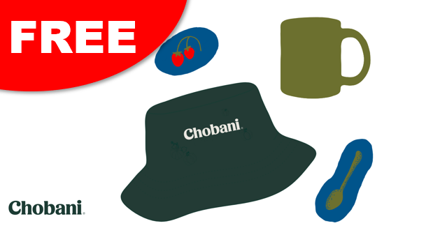 free chobani products swag