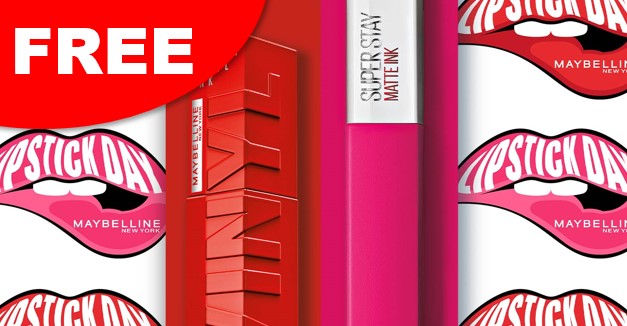 free maybelline lip product