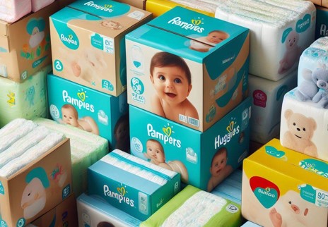 free diapers for baby