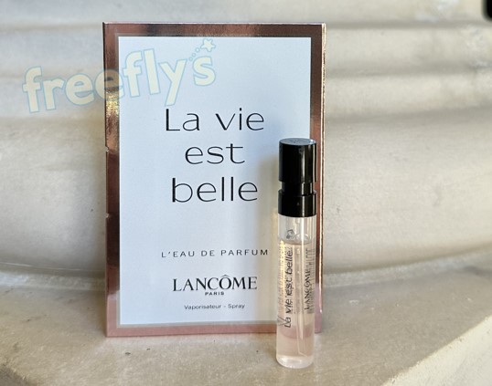 free la vie est belle lancome sample i received