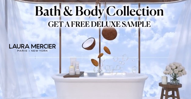 free laura mercier bath body collection sample