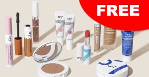 free no7 skincare and makeup