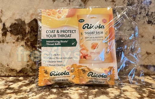 free ricola sample i received sendmeasample