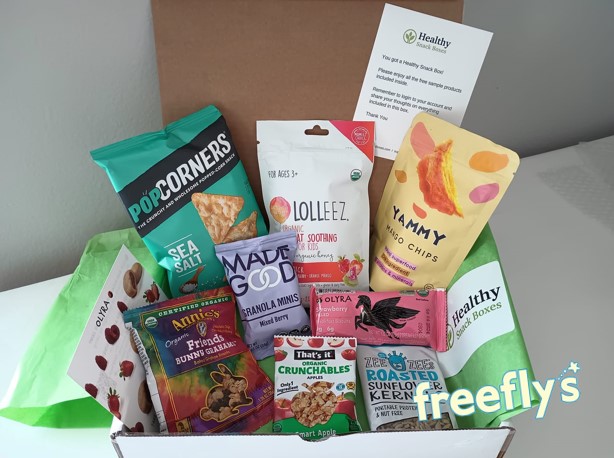 free healthy snack box