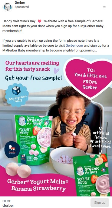 free gerber baby melts