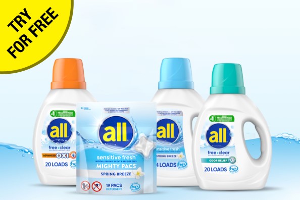 free all free clear detergent shopper army