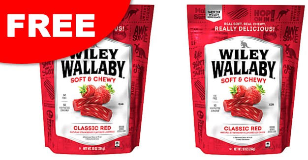 free bag wiley wallaby licorice