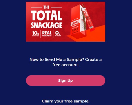 free chomps sendmeasample