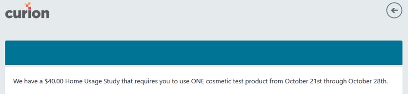 free cosmetic product from curion