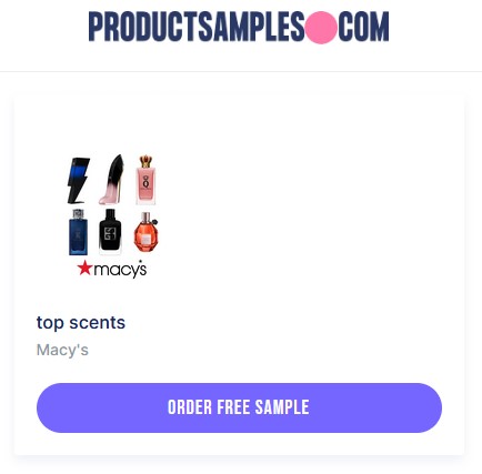 free fragrance sample box productsamplescom