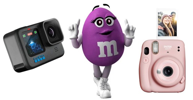 free gopro fujifilm instax cameras