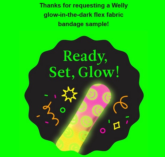 free welly flex fabrix bandage sample