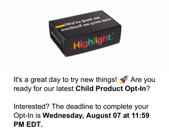 free child care product highlight 0824