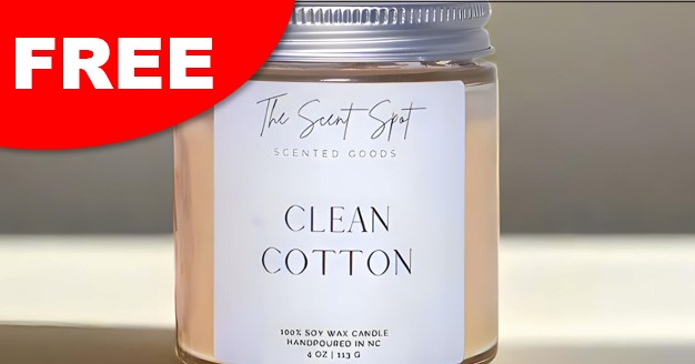 free the scent spot candle