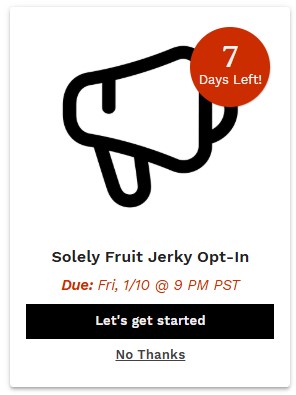 free solely fruit jerky