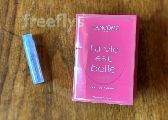i received free lancome la vie est belle sample