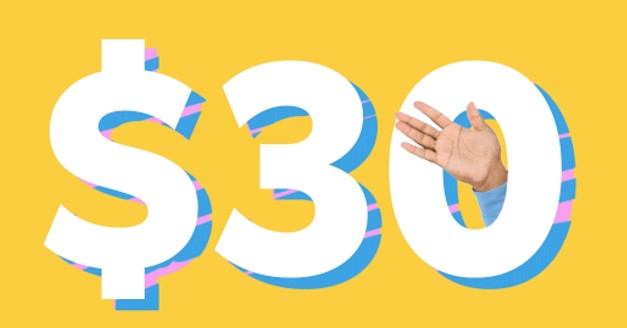 Spend $30, Get $30 = FREE Stuff