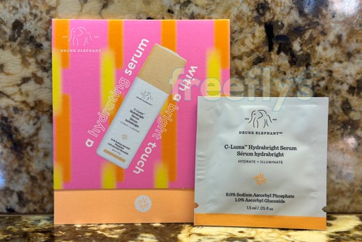 free drunk elephant c luma sample i received