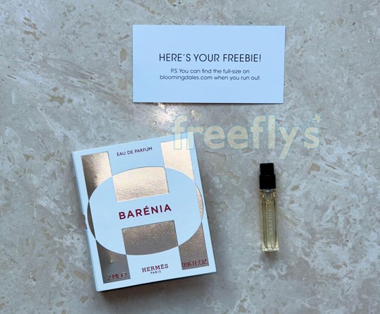 free hermes barenia sample i received