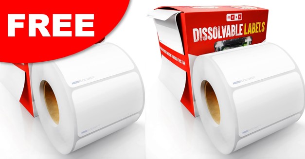 FREE Mess Dissolvable Food Labels