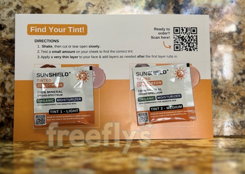 free sunshield samples i received