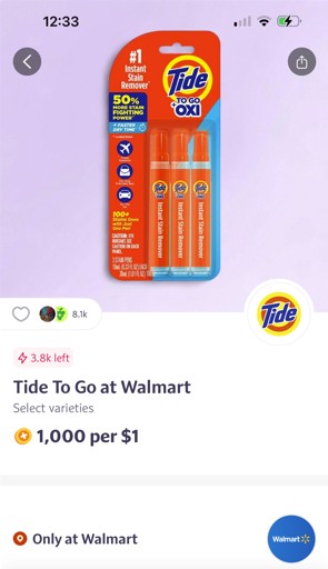 free tide to go 3 pack