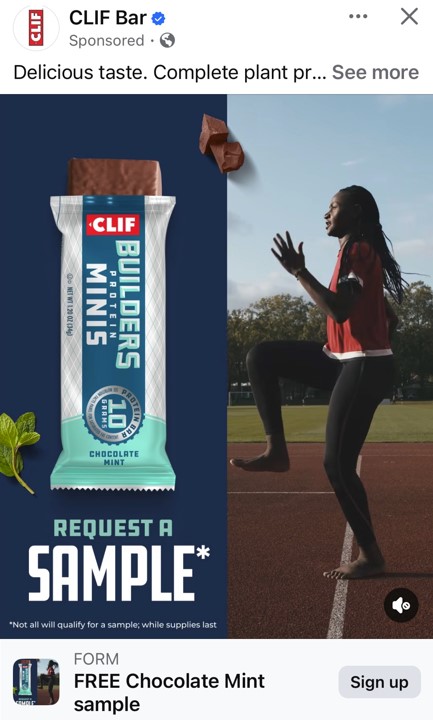 free clif builders protein bar