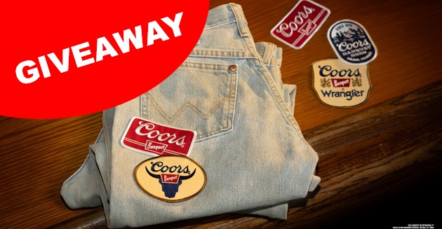 free coors wrangler jeans giveaway