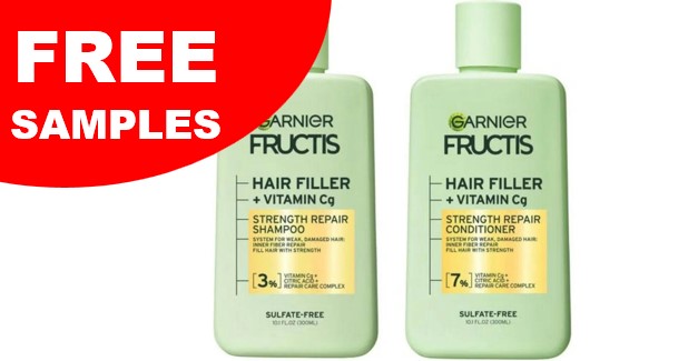 free garnier fructis filler samples