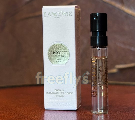 free lancome absolue fragrance sample I received