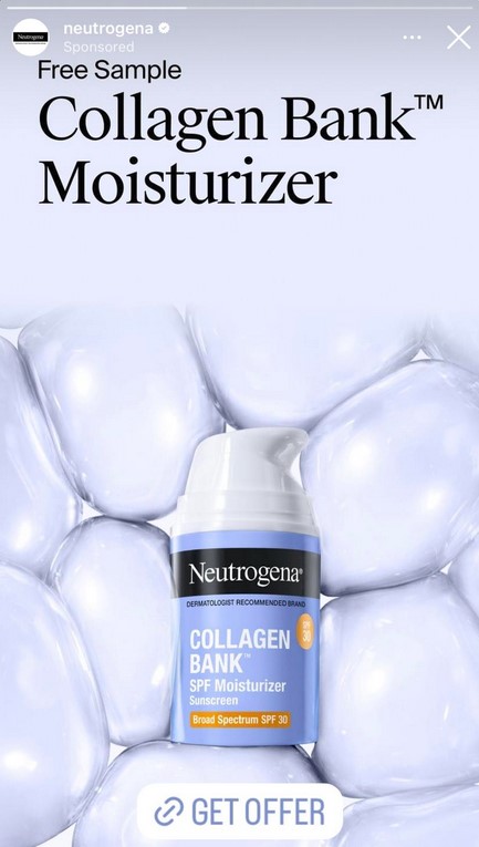 free sample neutrogena collagen bank