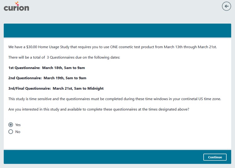 free cosmetic products curion