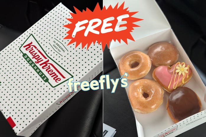 free krispy kreme donuts I got for As on report card