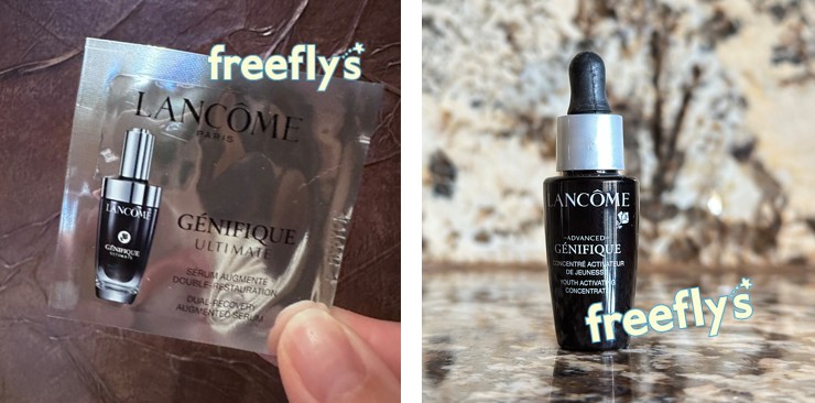 free lancome genifique serum samples I received