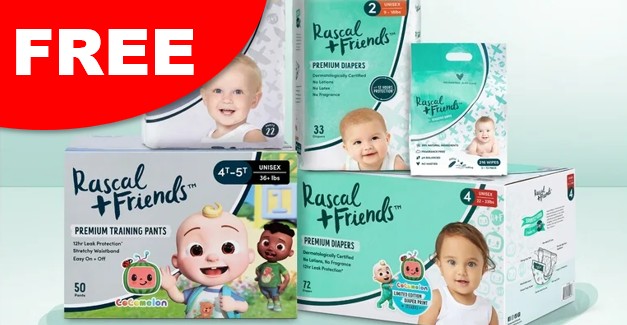 free rascal friends diapers and training pants