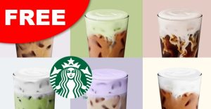 free starbucks cold foam