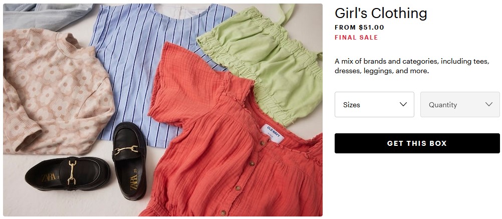girls rescue box thredup
