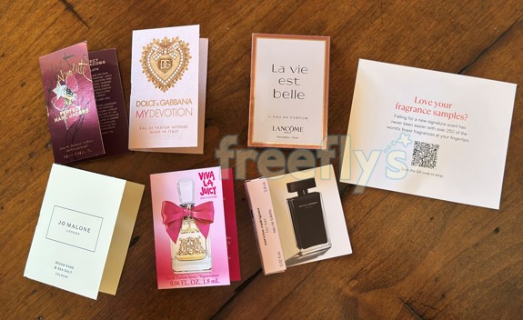 january macys fragrance samples i received