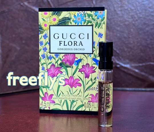 free gucci Flora perfume sample I received