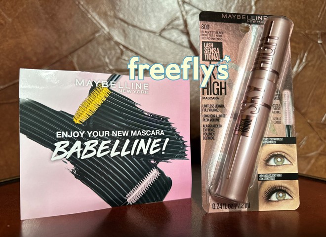 free maybelline mascara I received