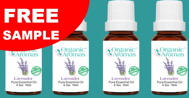 free organic aromas lavender oil sample